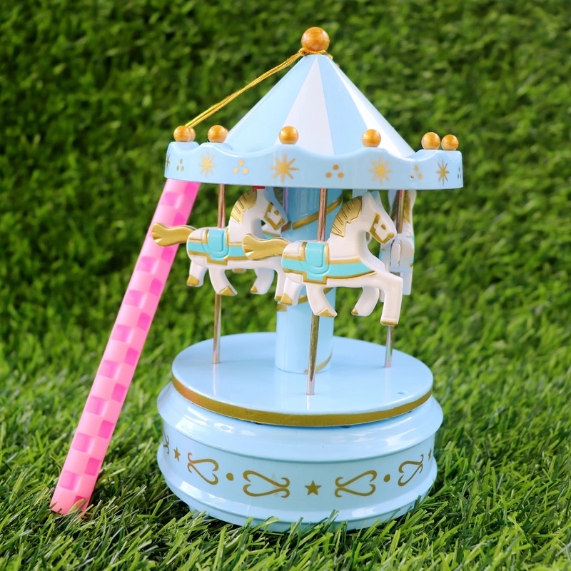 Dreamy carousel, dazzling lights, glowing toys, music box, music box, hand-held creative Mid-Autumn Festival gift lanterns Application Scenario