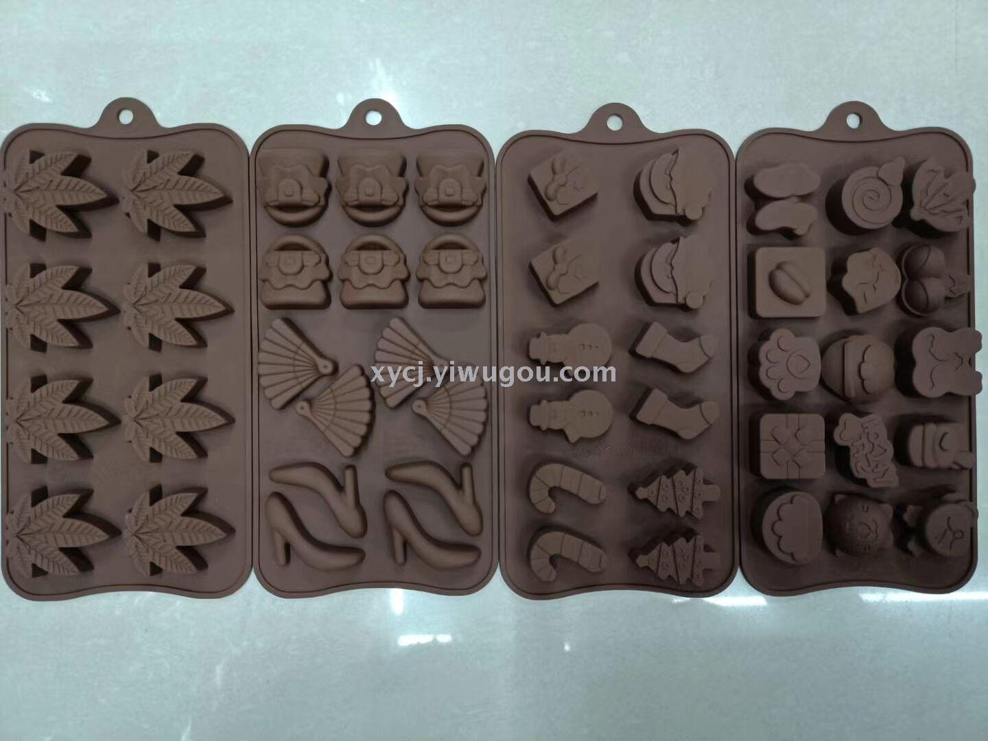Silicone chocolate mold