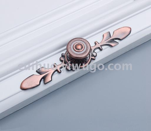 European-style antique aluminum alloy small handles, red bronze drawers, wardrobes, kitchen cabinets, hardware door handles details Picture