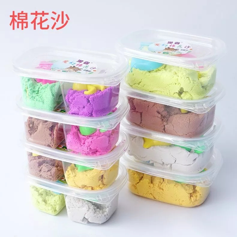 New Cotton sand Magic Space Cotton Sand children's educational toy diy, stress-relieving space sand details Picture
