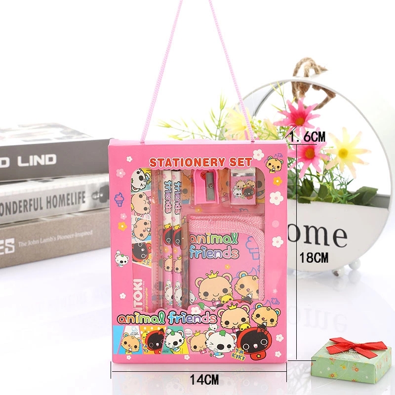 Creative children's wallet combination stationery set, student learning stationery supplies, back-to-school season gifts wholesale h Application Scenario