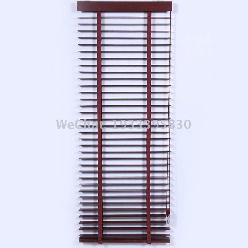 Wholesale Ventilation stylish aluminum bamboo shutter uv resistant Lifting Type Invisible curtain Ornament full figure