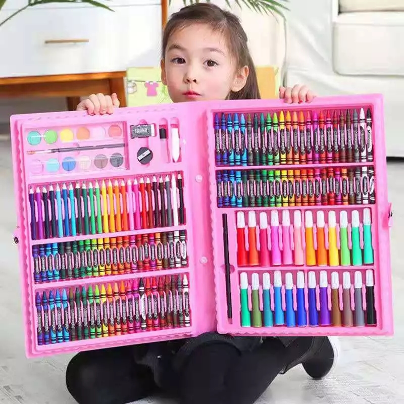 86-piece color pen set, kindergarten watercolor pen, art brush, painting set, children's gift, painting set h details Picture