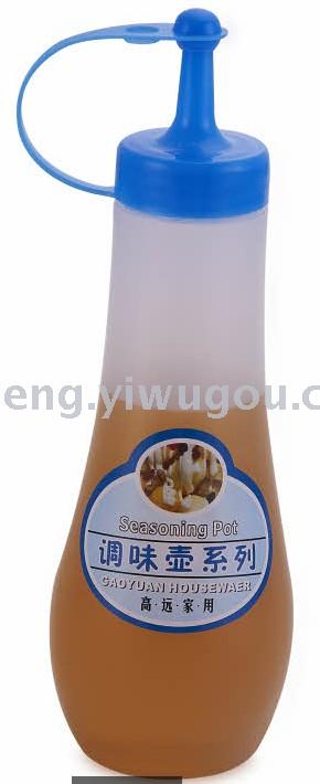Plastic seasoning bottle, salad bottle, juicer, jam bottle, vinegar pot, soy sauce pot 35826 Item Picture