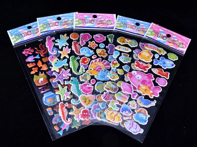 Factory direct sales of children's cartoon stickers, 3D bubble stickers, children's reward stickers, and anime stickers are selling well at street stalls Item Picture