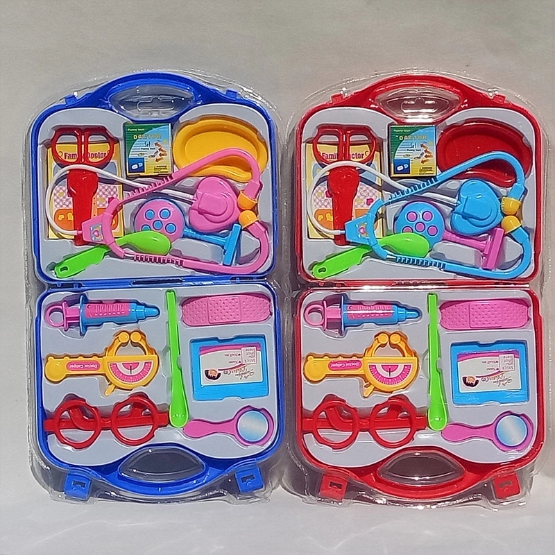 Factory direct sales, 585 board packs, street stall supplies, portable boxes, medical equipment, toys, children's playhouse, little doctor toys are selling well Application Scenario