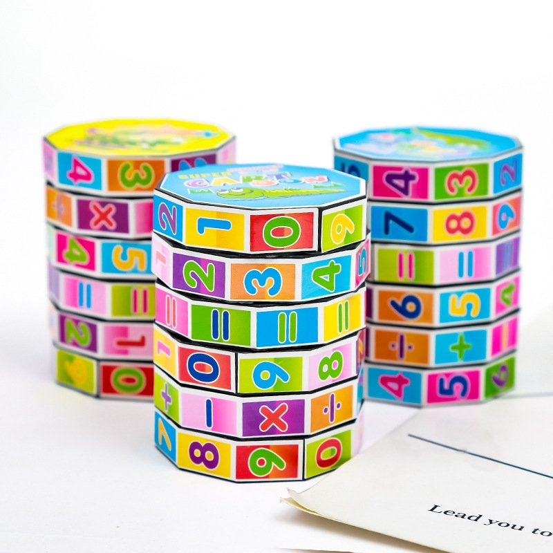 Primary school students' digital Rubik's Cube stationery, children's gifts, educational toys, kindergarten gifts, Rubik's Cube Item Picture