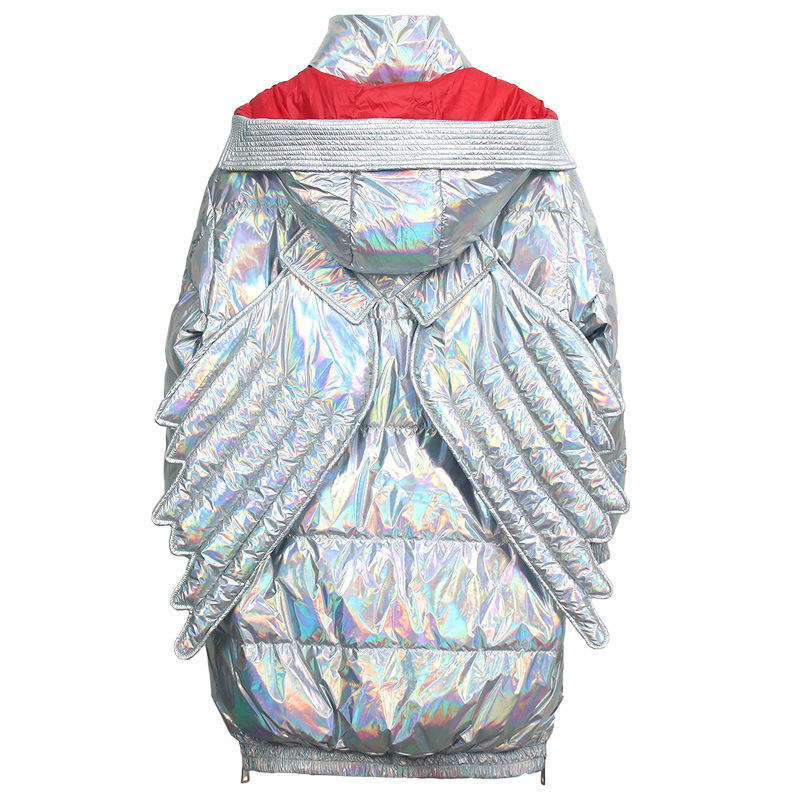 أزياء أزياء جديدة ذات أجنحة ملائكة سميكة لأزواج من أزواج من الريش الأبيض المشرق Item Picture