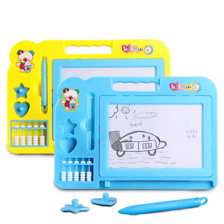 Plastic children's drawing boards, wholesale of toys for children aged 3-7, magnetic small drawing boards, early education and educational toys, drawing boards are selling well details Picture