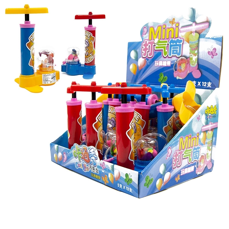 Children's fun toy mini balloon pump, children's candy toy, delicious and fun, whole box wholesale htt full figure