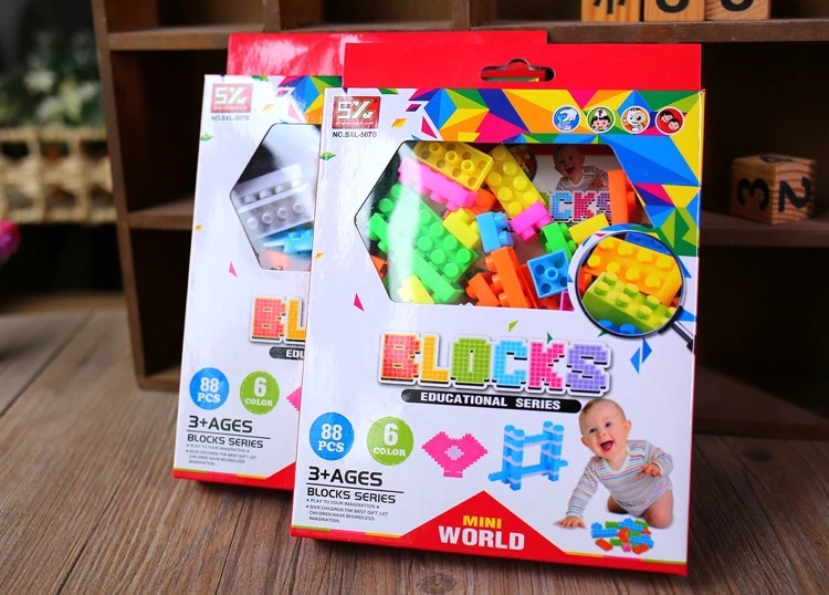 The new children's building blocks, early education building block toys, and children's educational assembly toys are selling well at street stalls Specification drawing