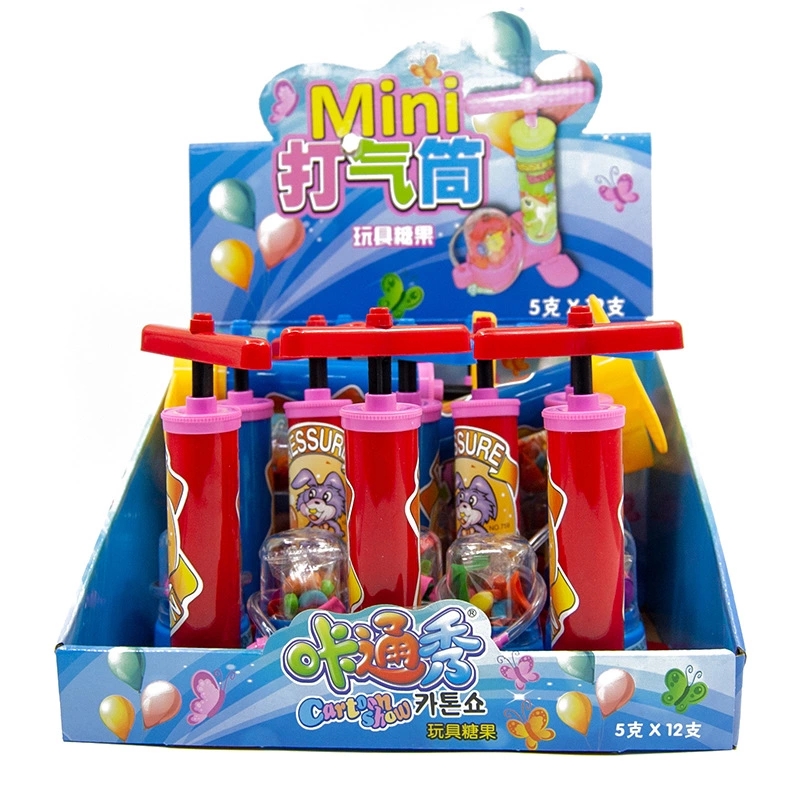 Children's fun toy mini balloon pump, children's candy toy, delicious and fun, whole box wholesale htt Specification drawing