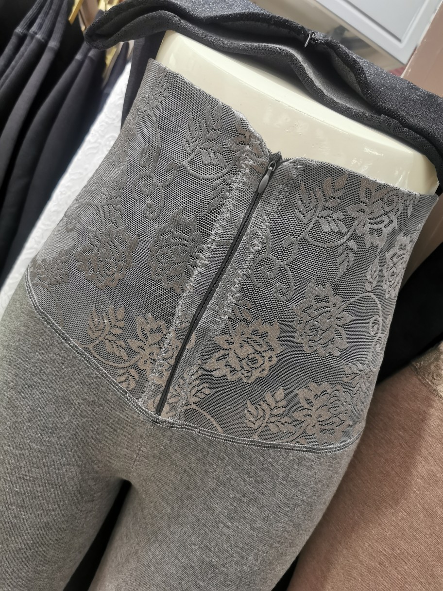 One-piece hair replacement stockings, winter shaping pants, postpartum high-waisted fleece tight-fitting stockings, one-piece pants, women's pants, thermal pants