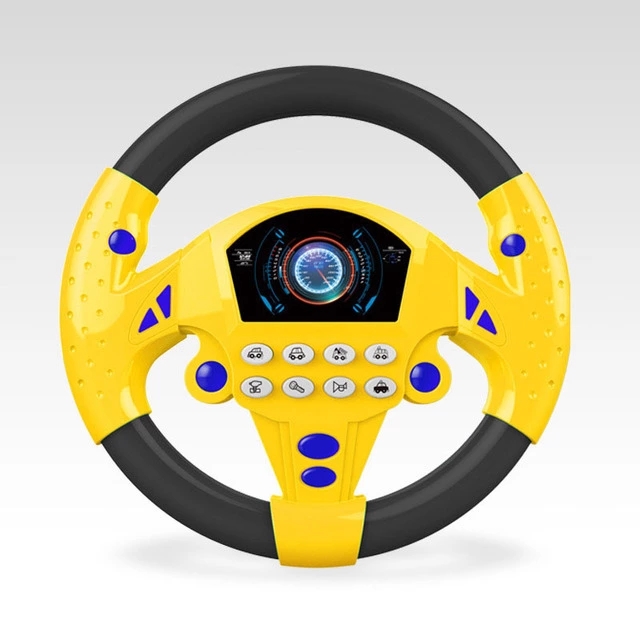 Street stall supplies, driving steering wheel toys, music simulation driving steering wheels, children's early education and intelligence development wholesale Specification drawing