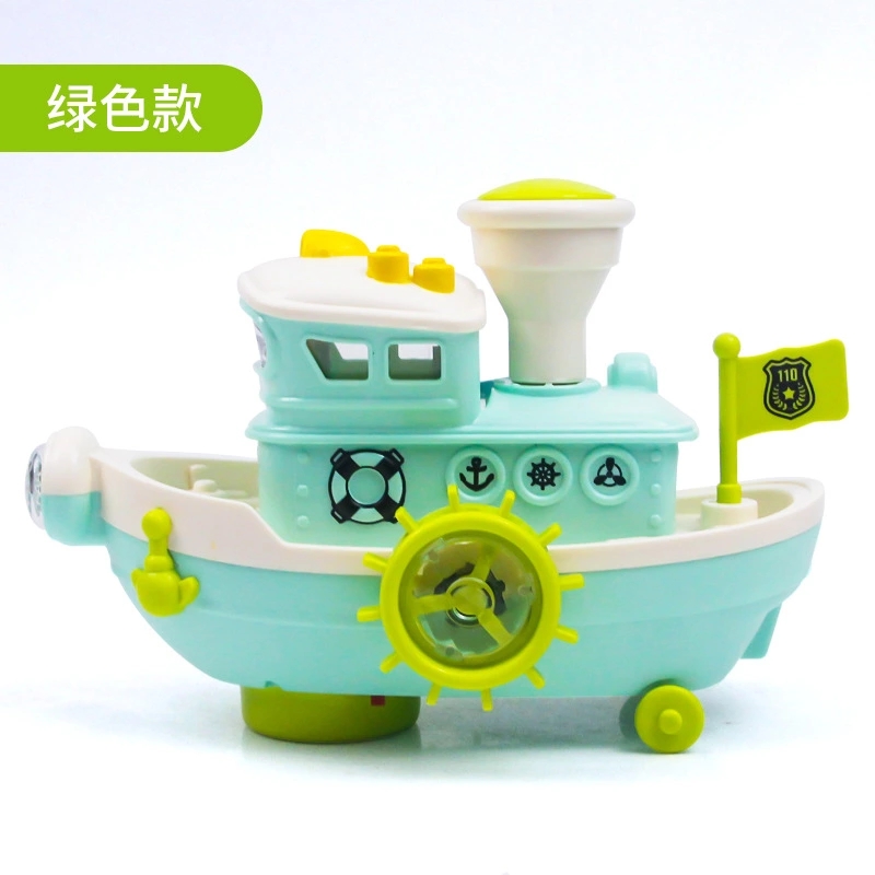 Cartoon children's electric toy cars, role-playing girls, glowing toys, omnidirectional cruise ships, toy ships, wholesale at street stalls Item Picture