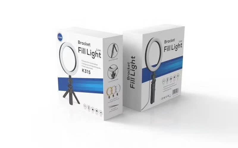 跨境直播三脚架补光灯K315 K316直播灯机补光灯ringlight工厂直销