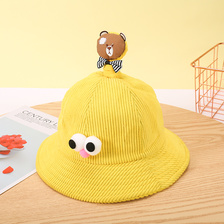 韩版儿童渔夫帽盆帽太阳帽鸭舌帽户外太阳帽秋冬款