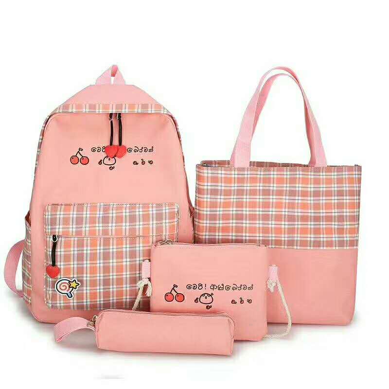Bolsa post college estilo doble hombro casual mochila escolar Application Scenario