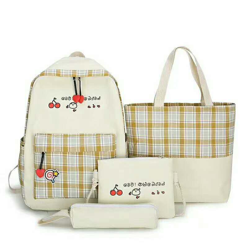 Bolsa post college estilo doble hombro casual mochila escolar Specification image
