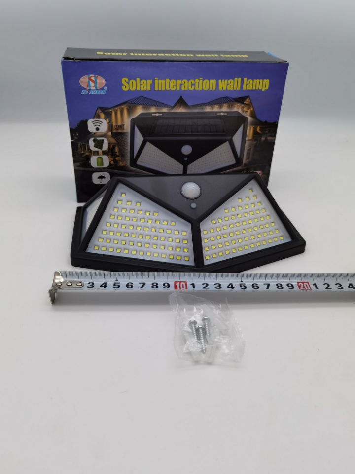 Solar sensor wall light outdoor human sensor wall light outdoor courtyard light control human sensor wall light