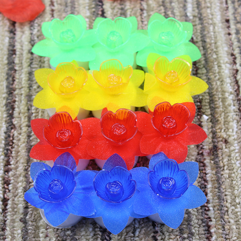 Creative arts and crafts romantic colorful color-changing lanterns small night lights small lights decorative ornaments decorative craft candles