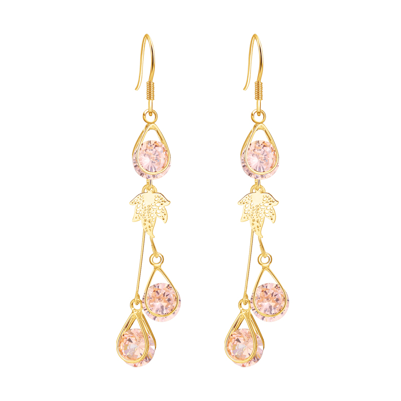 珠宝首饰/耳坠/饰品白底实物图