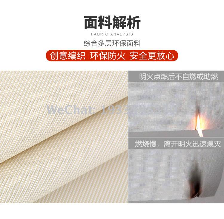 Wholesale of sunshade, waterproof and UV-resistant sunshade fabric roller blinds, semi-shading and transparent sunshade fabric for offices and shopping malls details Picture