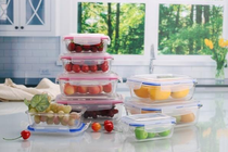 Hot rectangular borosilicate Pyrex crisper crisper bowl bento box