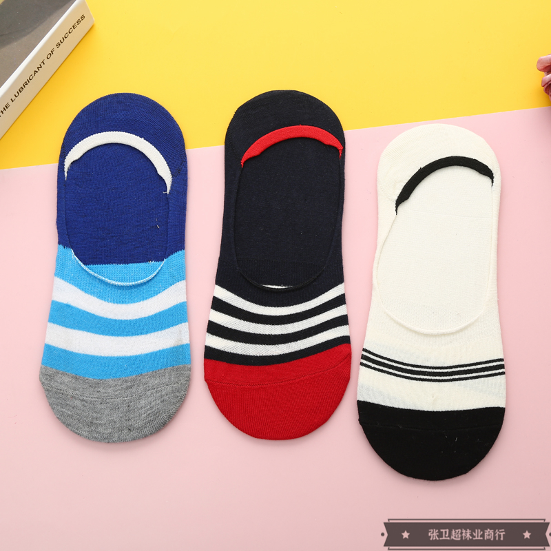 2021 trendy new summer women's short socks, anti-slip boat socks, cute Japanese-style shallow mouth invisible thin breathable socks Specification image