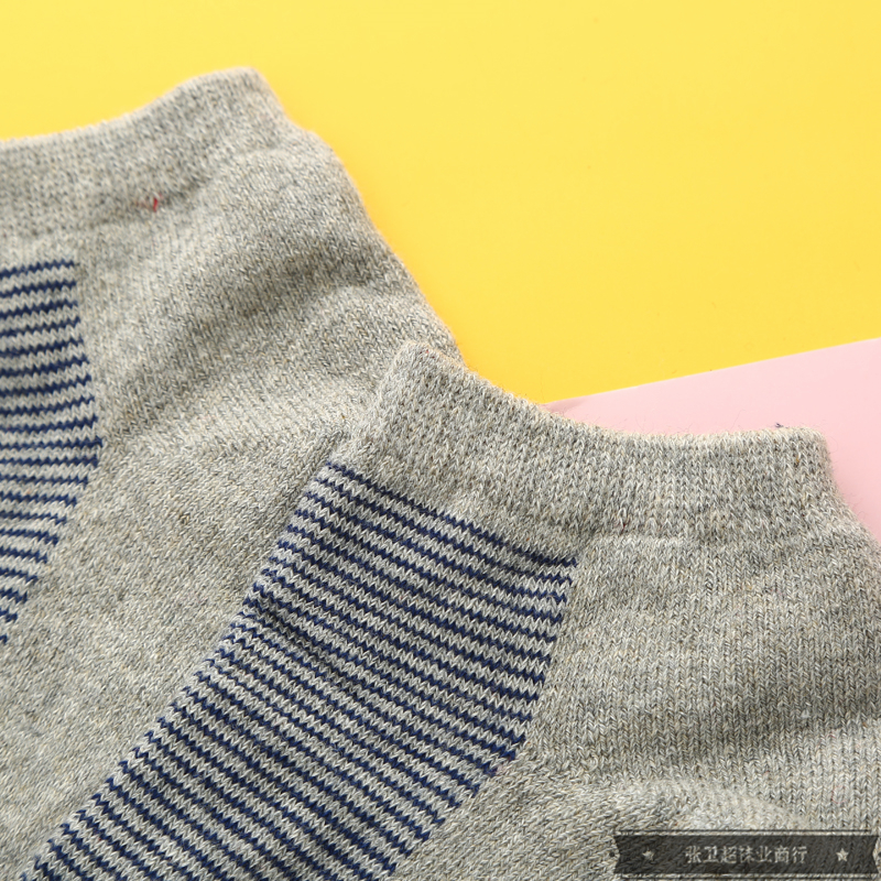 Fashionable men's short socks, semi-brushed men's boat socks, spring and autumn sports socks, floor socks, basketball socks, volleyball socks, loop socks Item Picture