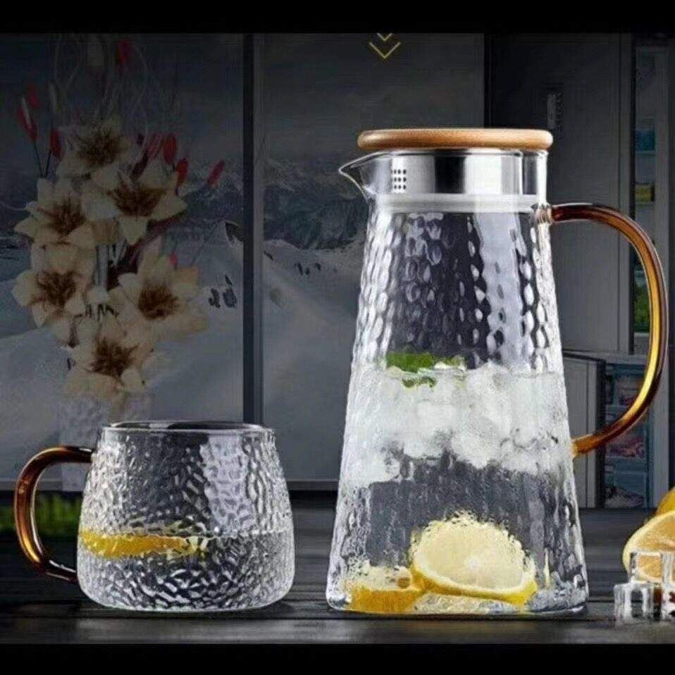 Hot sell high borosilicate glass tea kettle for freezing cold kettle