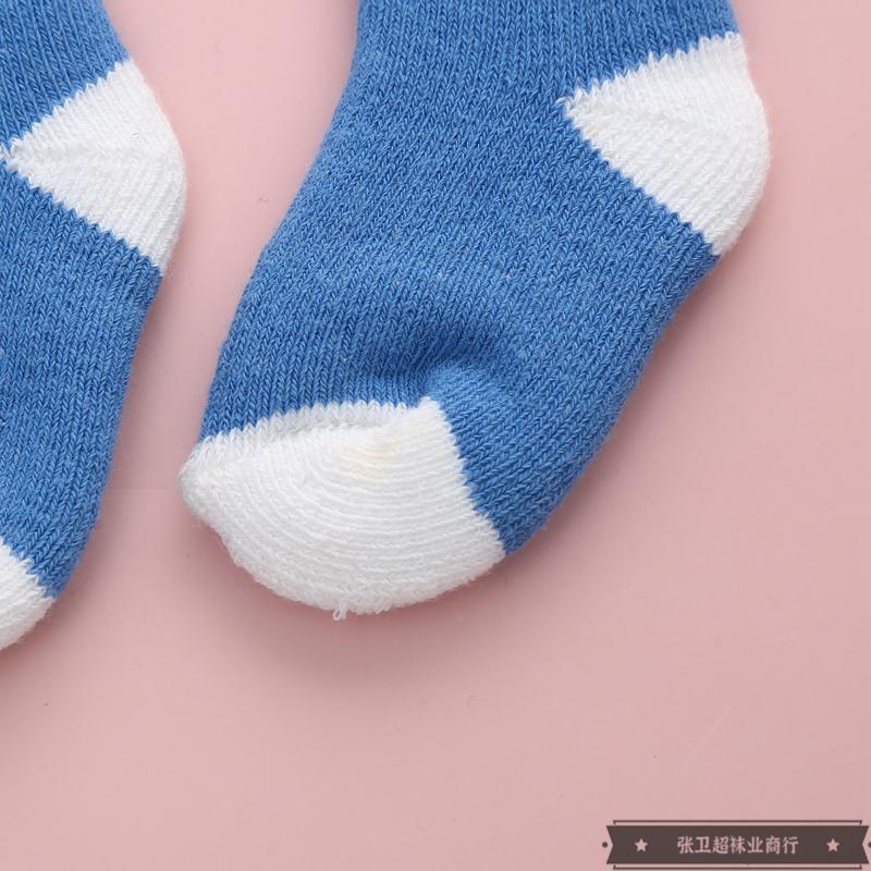 New baby socks for autumn and winter, thick cotton socks for boys and girls, newborn infants 0-3 months to 1 year old Item Picture