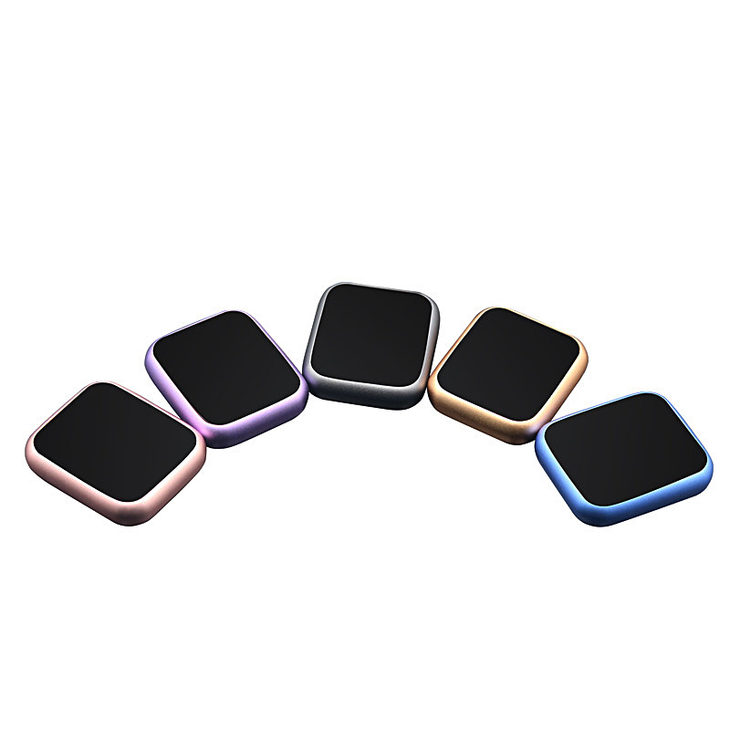 新款车载手机磁吸支架 汽车导航粘贴式贴片铝合金通用车内支撑架