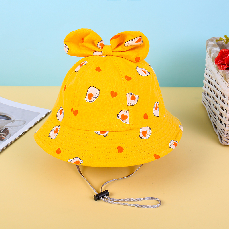 Korean version of children fisherman hat basin hat sun hat cap cap outdoor sun hat thumbnail