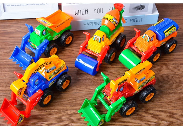 Inertial vehicles, engineering vehicles, excavators, children's excavators, street stall supplies, children's and boys' gift supplies, sliding toy cars Application Scenario