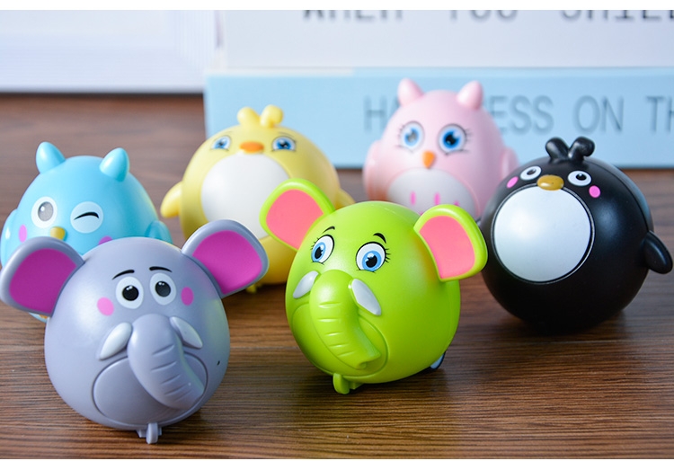 Cartoon creative rebound car toy cars are selling well at street stalls. Children's durable rebound animal baby educational toy cars Item Picture