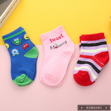 张卫超袜子出品韩版简约opp袋包装婴幼儿宝宝棉袜 春秋季薄款童袜