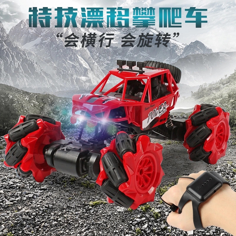 Watch remote control stunt car rc four-wheel drive electric gesture sensing climbing off-road car children's toys cross-border foreign trade full figure