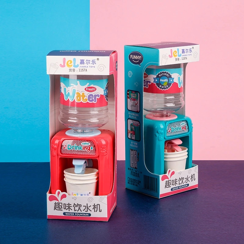 Children's mini fun water dispenser, electric sound and light simulation house, drink machine, baby's educational kitchen toy Application Scenario