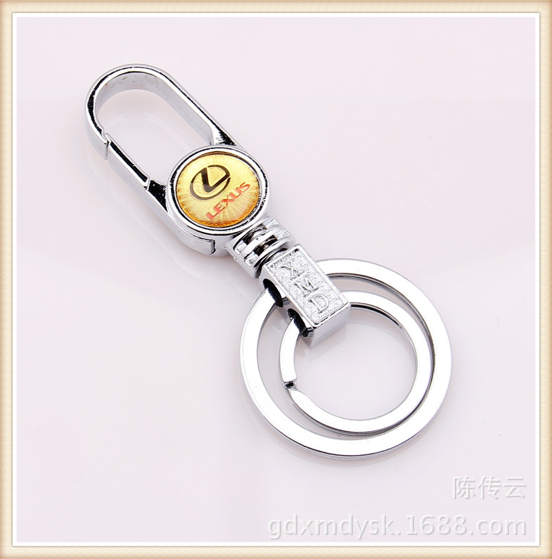Couple keychains, craft keychains, car keychains, safety clasps, 2-yuan store wholesale, street stall supply