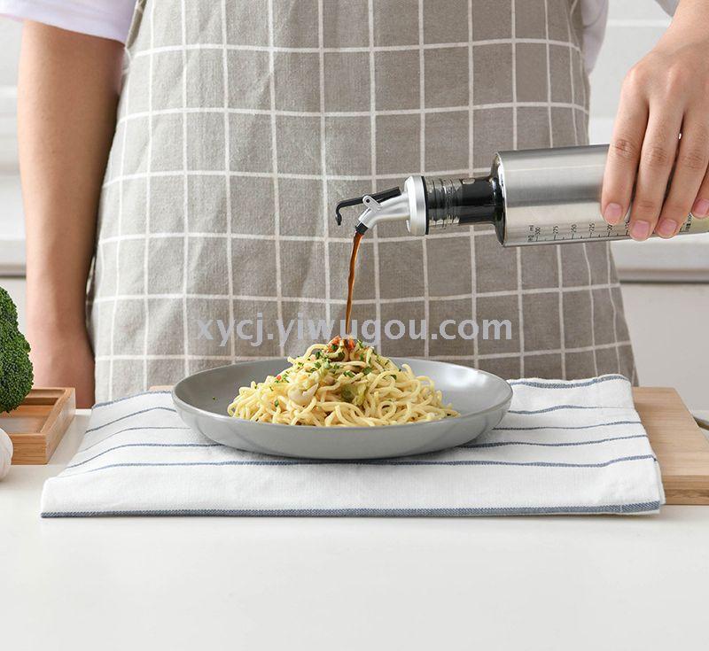 Glass stainless steel oil bottle details Picture