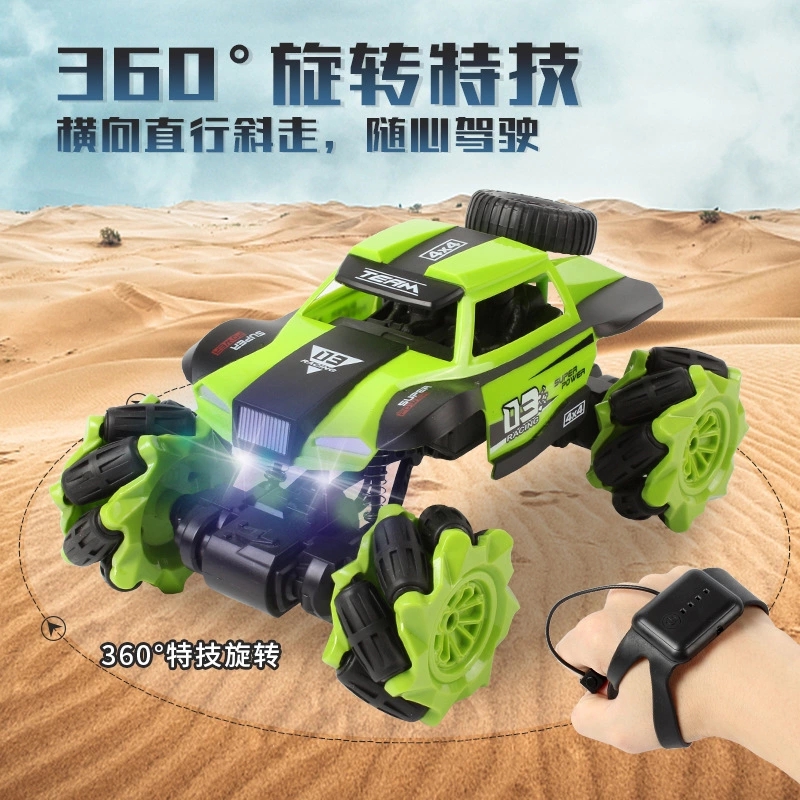 Watch remote control stunt car rc four-wheel drive electric gesture sensing climbing off-road car children's toys cross-border foreign trade details Picture