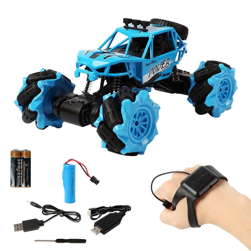 Watch remote control stunt car rc four-wheel drive electric gesture sensing climbing off-road car children's toys cross-border foreign trade Item Picture