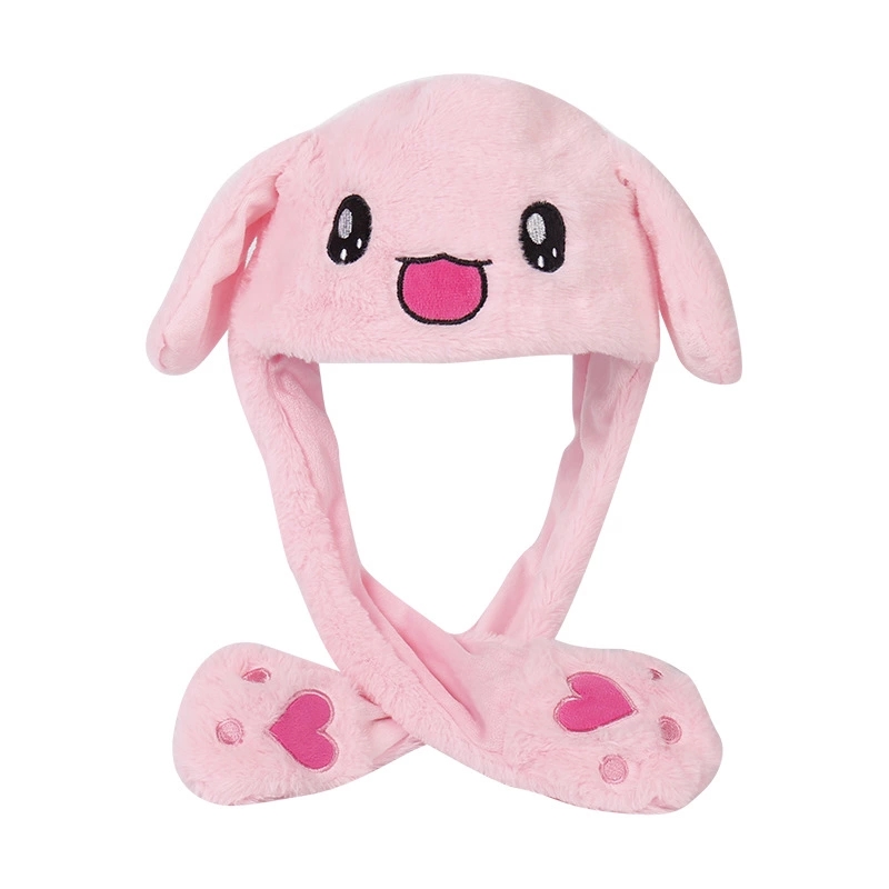 New bestseller autumn and winter rabbit ear hat, cute and warm rabbit luminous hat that moves when pinched. Wholesale Item Picture
