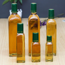 Glass seasoning bottle Olive oil bottle 500ml Glass bottle Clear square olive oil bottle 250ml