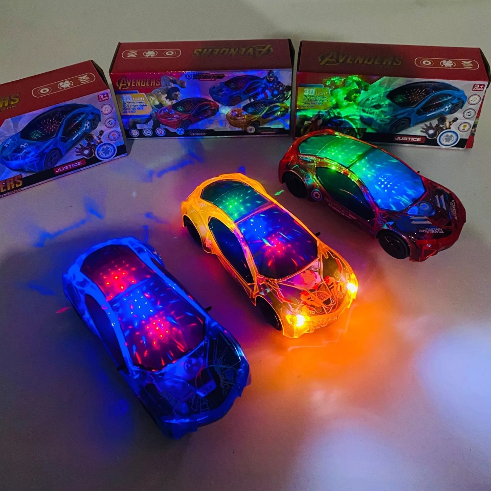 Children's electric toy car, 1-2-3 years old for boys and girls, small car for boys, universal flashing music toy car details Picture