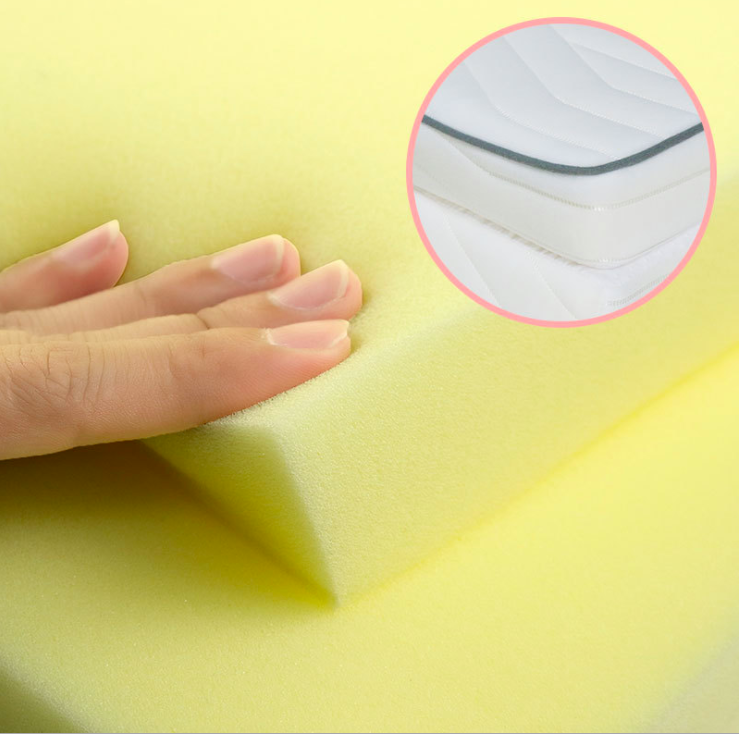 Single-person folding mattress, nap student dormitory folding mattress, vacuum-packed three-fold sponge mattress Item Picture