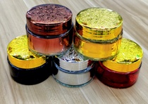 Hot selling Dubai Saffron glass bottle storage bottles in electroplated color cream bottles