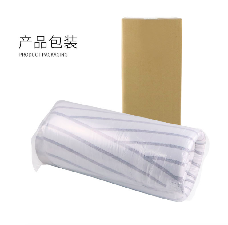 Single-person folding mattress, nap student dormitory folding mattress, vacuum-packed three-fold sponge mattress details Picture