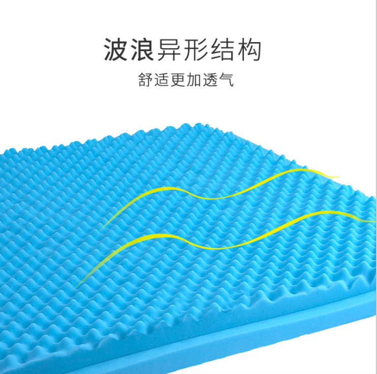 Hot-selling gel wave sponge mattress, compressible memory foam thin pad egg massage sponge mattress customization Application Scenario